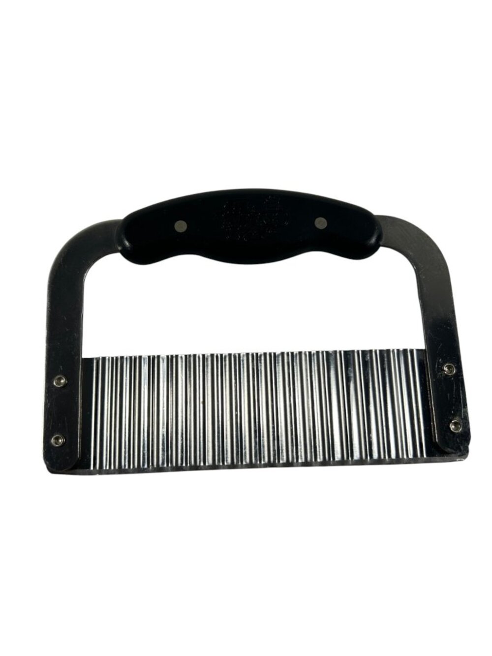 Pampered Chef Straight Edge Crinkle Cutter French Fry Slicer Chopper No Cover 7"